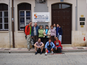 Los valientes caminantes.